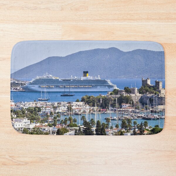 Item preview, Bodrum Castle And Cruise Ship designed and sold by Londonimages.