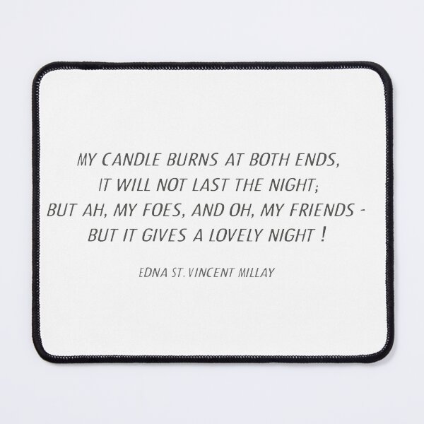 Item preview, Poem by Millay designed and sold by Kingrocker.
