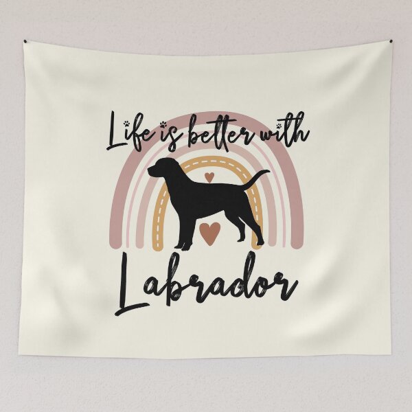 Item preview, Labrador Dog Rainbow Aesthetic Boho designed and sold by rafaeltto.