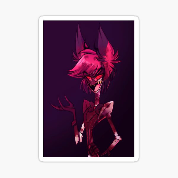 Alastor Hazbin Hotel Sticker For Sale By Otaku Fanart Redbubble