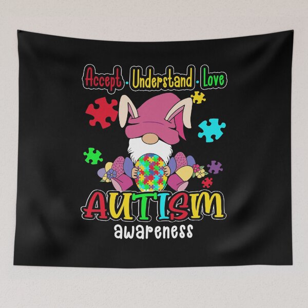 Item preview, Accept Understand Love Gnome Autism Awareness Easter Day designed and sold by assumrapplv.
