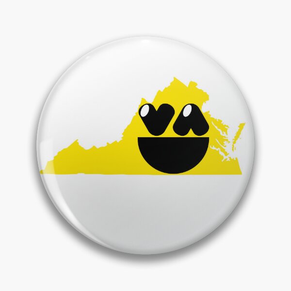 Item preview, Virginia States of Happynes- Virginia Smiling Face designed and sold by pelagio.