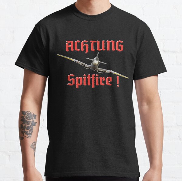 Vista previa del artículo con la obra «ACHTUNG SPITFIRE!!», diseñado y vendido por Signal Xfm Dublin.
