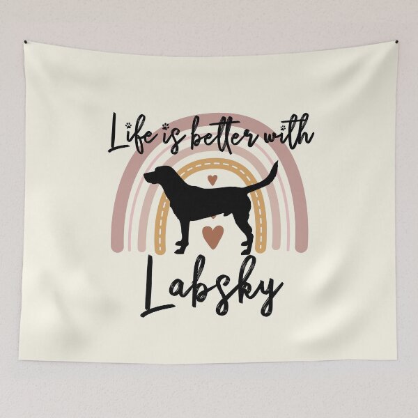 Item preview, Labsky Dog Rainbow Aesthetic Boho designed and sold by rafaeltto.