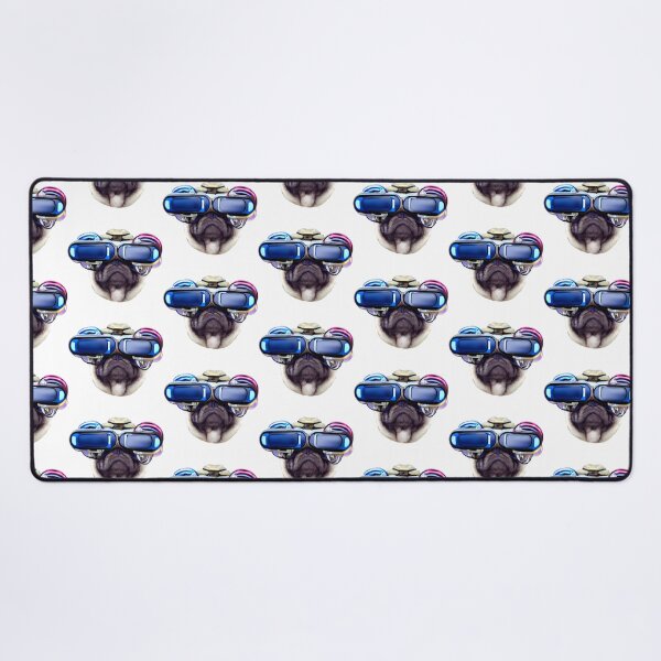 Item preview, Pug in VR Color, Sticker, Center, Symmetric, 2800x2800, Transparent Background) designed and sold by Digital-Davinci.