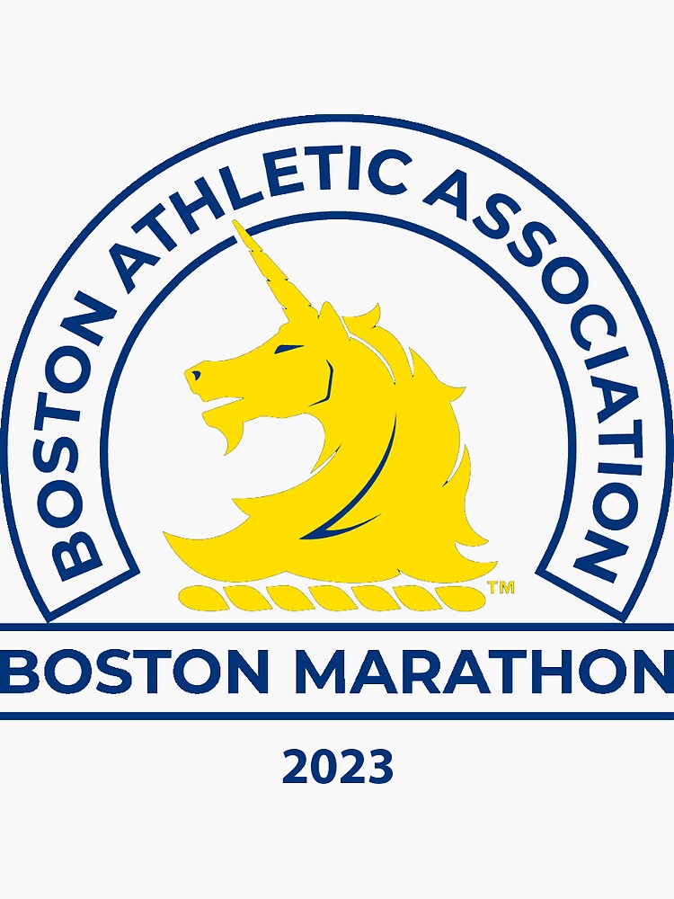 "Boston Marathon 2023" Sticker for Sale by ALBARRAKA Redbubble