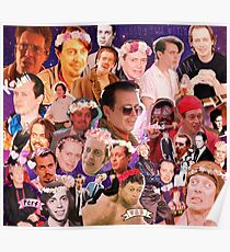 Steve Buscemi Galaxy Collage Poster