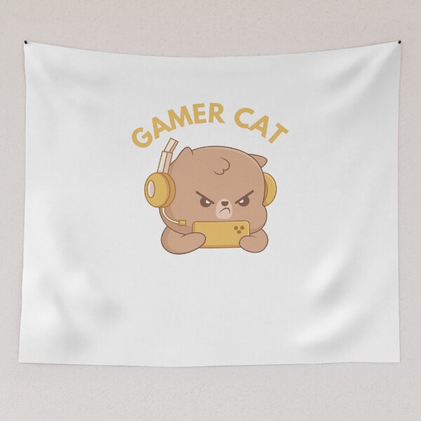 Item preview, Gamer cat cute classic t-shirt  designed and sold by OneDayCollected.