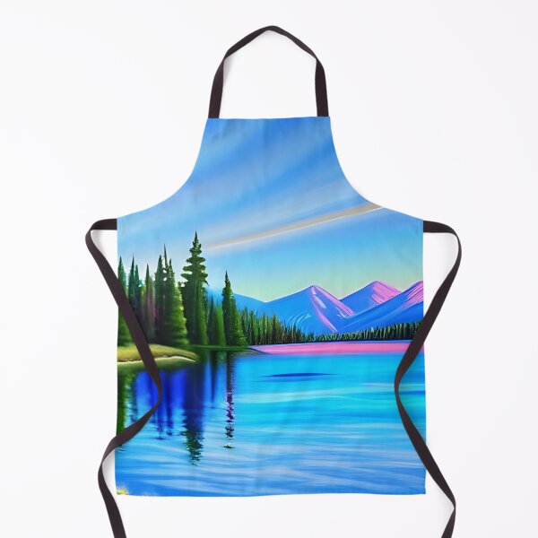 Item preview, Emerald Lake Sunset Beautiful Detailed Painting, Ai Generated Art designed and sold by ACC .