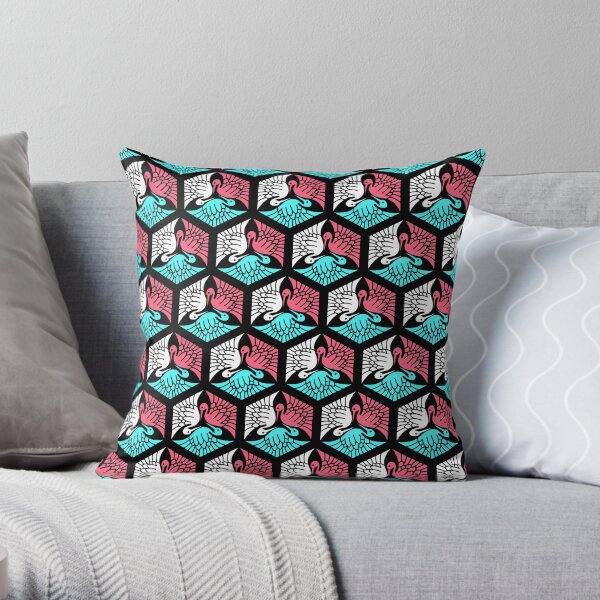 Kissen Kissenbezuge Korallfarbene Redbubble