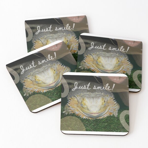 Item preview, Bearded dragon just smile designed and sold by Skaja.
