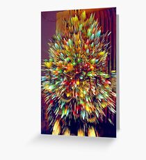 Lighted Christmas Tree (3) - Digitally Altered Greeting Card