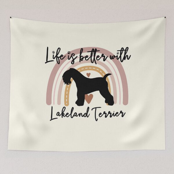 Item preview, Lakeland Terrier Dog Rainbow Aesthetic Boho designed and sold by rafaeltto.
