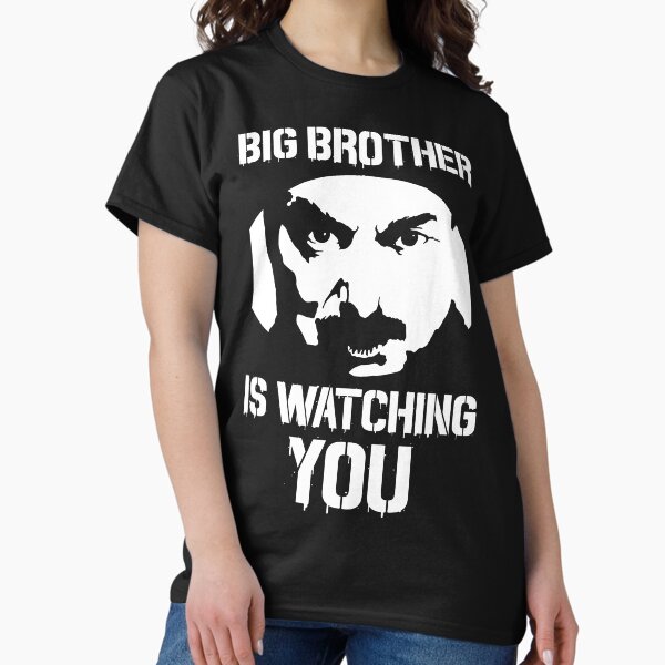 "Big Brother Is Watching You" Orwell 1984 Classic T-Shirt