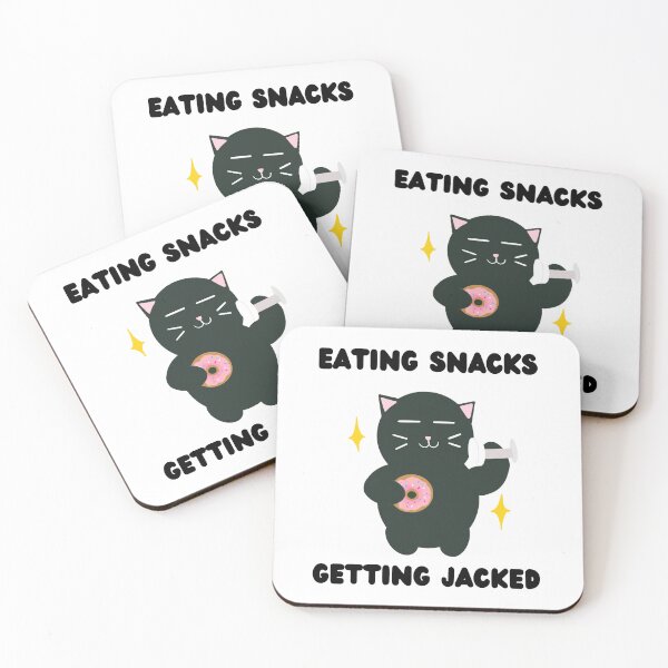 Item preview, Eating snacks, Getting Jacked designed and sold by Mr-Meowsies.