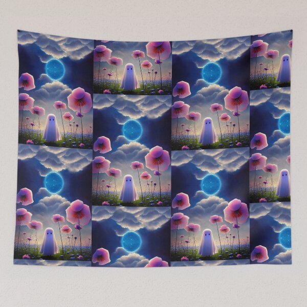 Item preview, Ghost at Moonlit Night - Magical garden designed and sold by TeeARTHY.