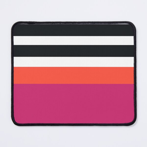 Item preview, Iconic Scandinavian Striped Pattern in Hot Pink, Orange, Black and White designed and sold by Deutschic.