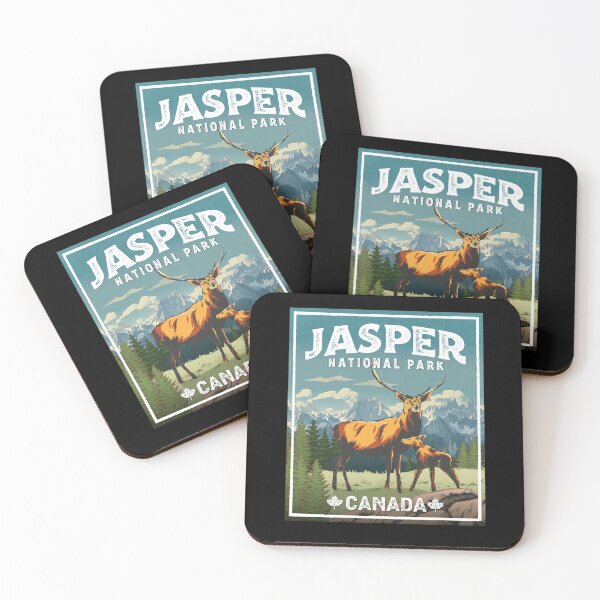 Item preview, Jasper National Park Deer Vintage Look designed and sold by MarkusShirts.