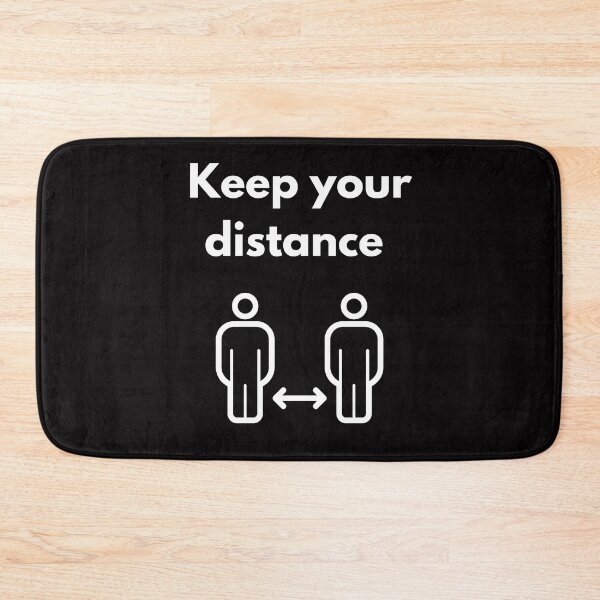 Item preview, Keep your distance black classic t-shirt designed and sold by OneDayCollected.