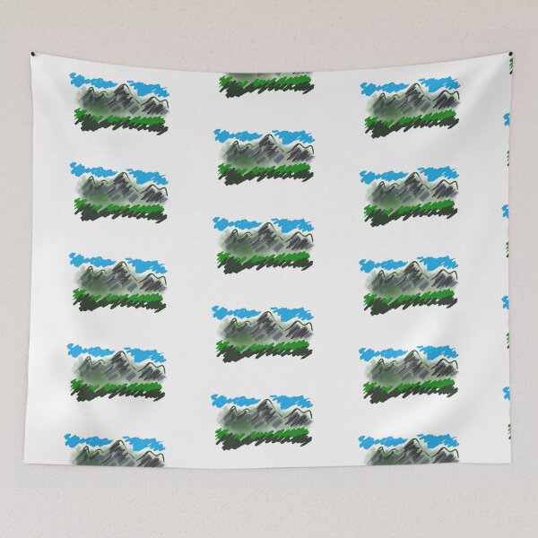 Item preview, Mountain View  designed and sold by OneDrawingGirl.
