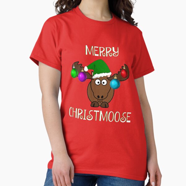 Item preview, Merry Christmoose Funny Moose Christmas designed and sold by EstelleStar.
