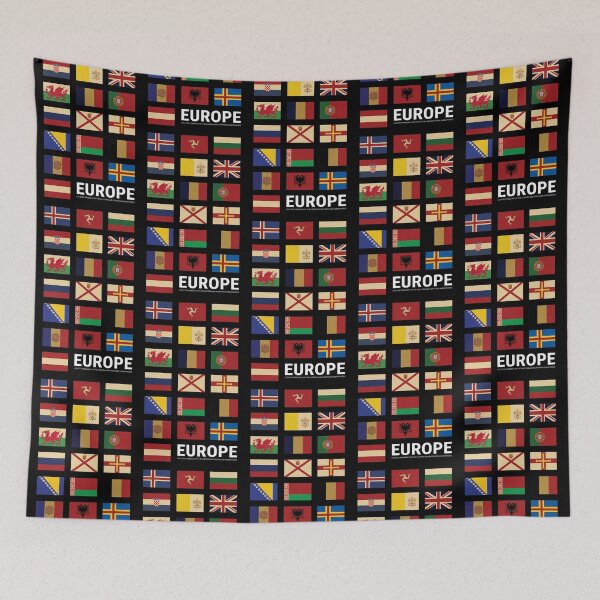 Item preview, Europe Country Flags Set designed and sold by KewaleeTee.