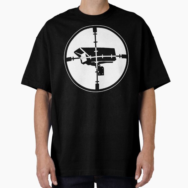 Surveillance Camera Target Practice Oversized T-Shirt