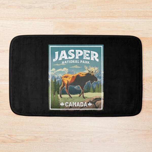 Item preview, Jasper National Park Moose Vintage Look designed and sold by MarkusShirts.