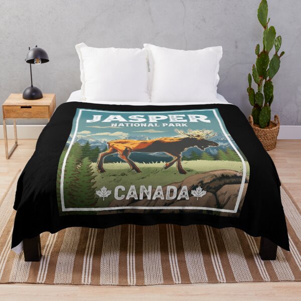 Item preview, Jasper National Park Moose Vintage Look designed and sold by MarkusShirts.