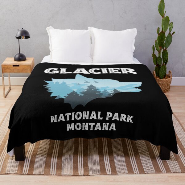 Artikelvorschau, Glacier National Park Wildlife Wolf entworfen und verkauft von MarkusShirts.