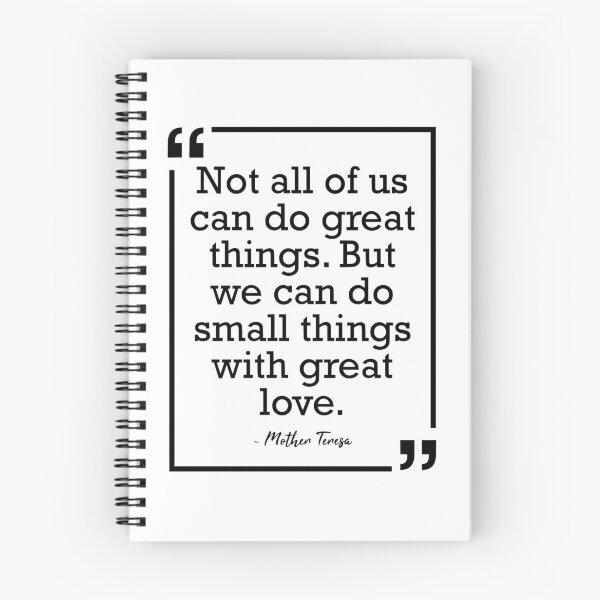 Item preview, Mother Teresa Quote Small Things With Great Love designed and sold by JackCurtis1991.