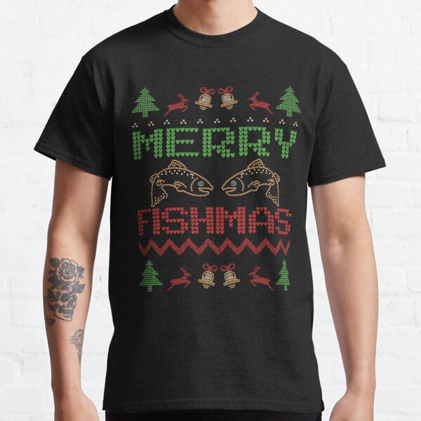 Fishing Christmas Sweater Merch & Gifts for Sale