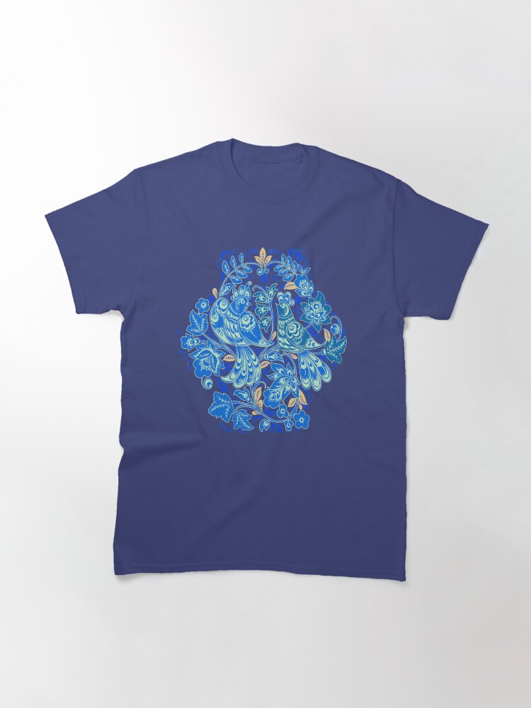 Alternate view of Rosemaling Folk Art 2 Classic T-Shirt