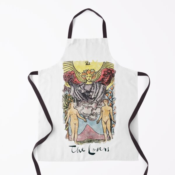 Item preview, The Lovers Major Arcana RWS Tarot Card Painting designed and sold by ApolloTarot.
