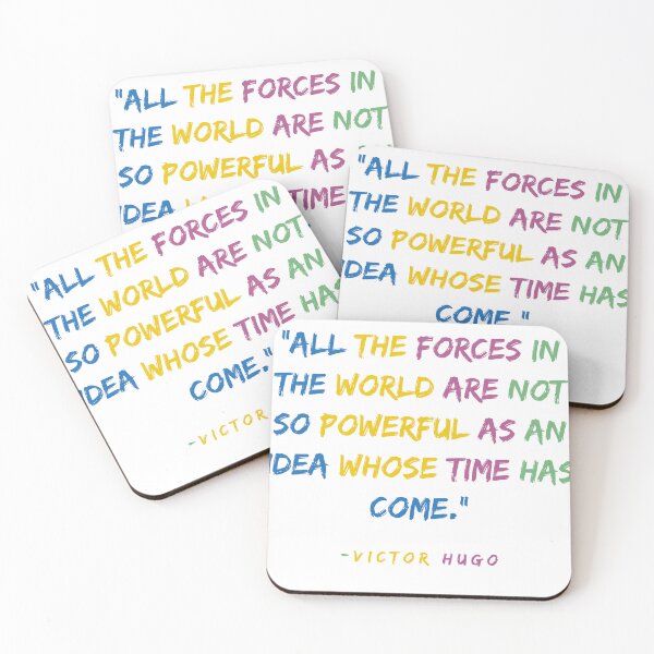 Item preview, Victor Hugo Quote designed and sold by BBellShop.