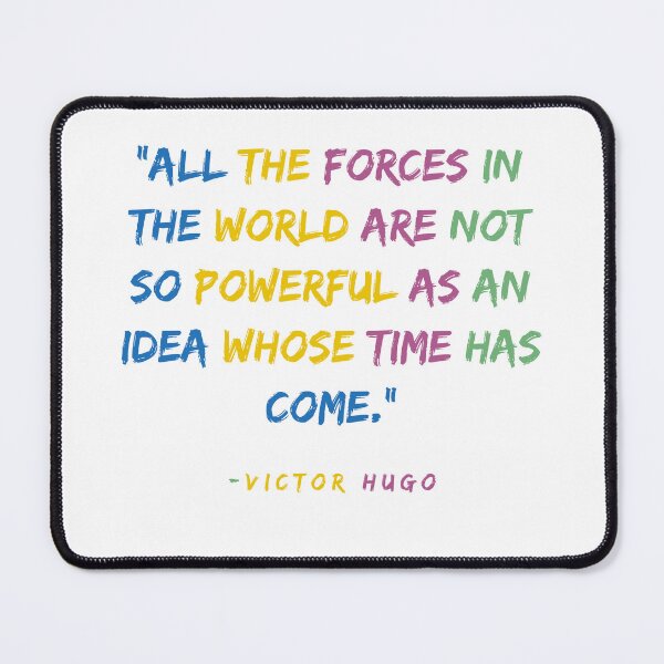 Item preview, Victor Hugo Quote designed and sold by BBellShop.