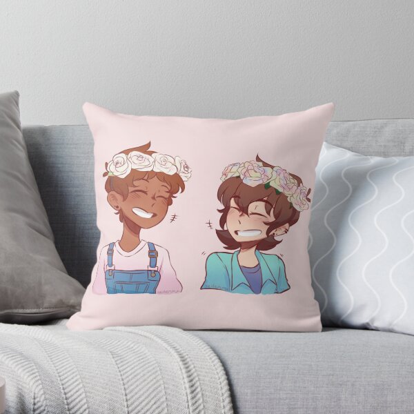 Pastel Klance Edit Throw Pillow