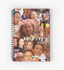 Cuaderno de espiral Nic Cage Collage