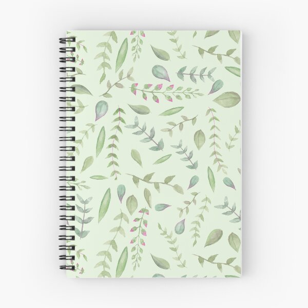 Item preview, Hojas con fondo de menta designed and sold by Silver-Lime.