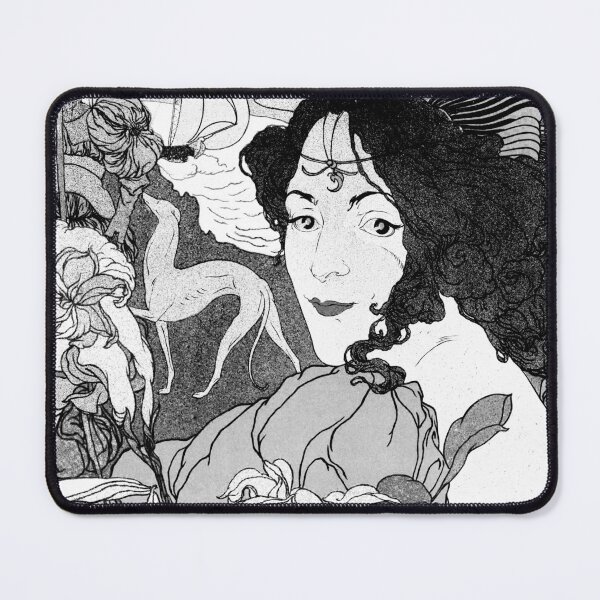 Item preview, Dame met Edelman Black White Women and Greyhound designed and sold by SpiritGifts.