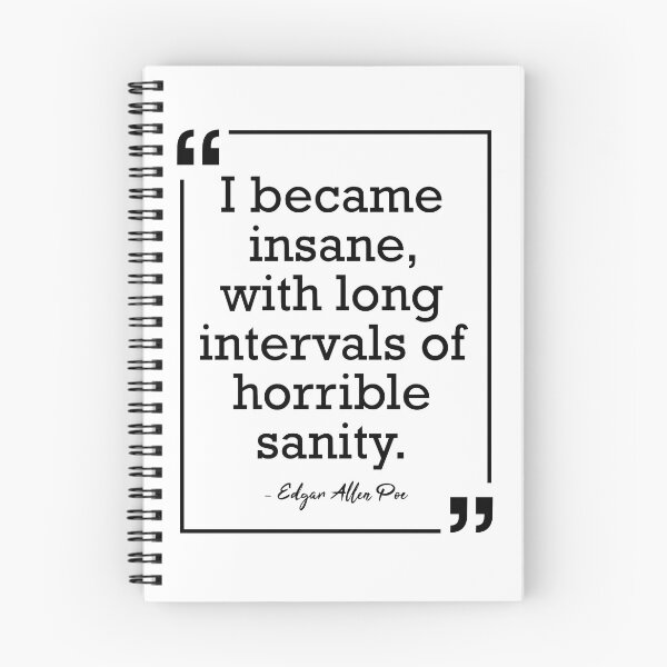 Item preview, Edgar Allen Poe Sanity American Literature Quote designed and sold by JackCurtis1991.