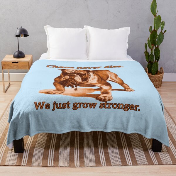 Item preview, How to deal with failure(Chaos never dies we just grow stronger ,cool bulldog staring design) designed and sold by JIMMYKIVUTI.