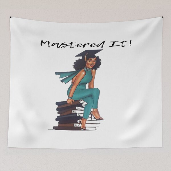Item preview, Mastered It Black Girl Magic Graduate BLM Melanin Gift designed and sold by teeminghearing4.
