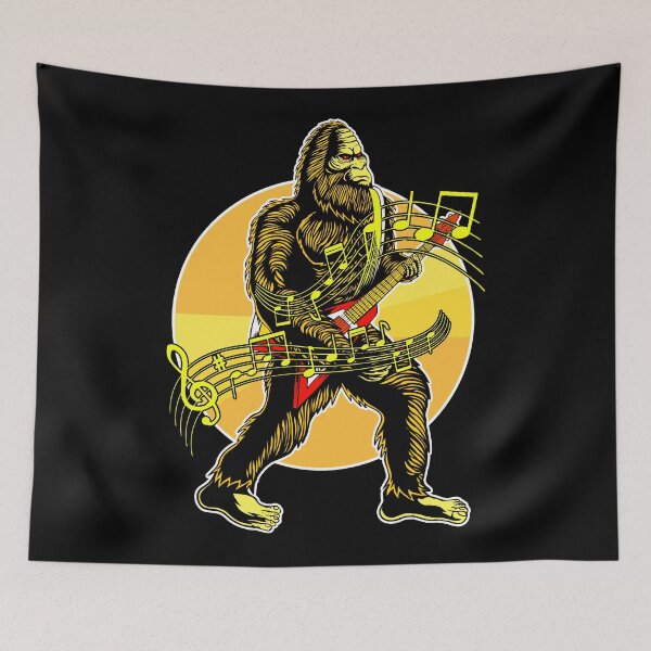 Item preview, Bigfoot guitarist designed and sold by Artbellachi.