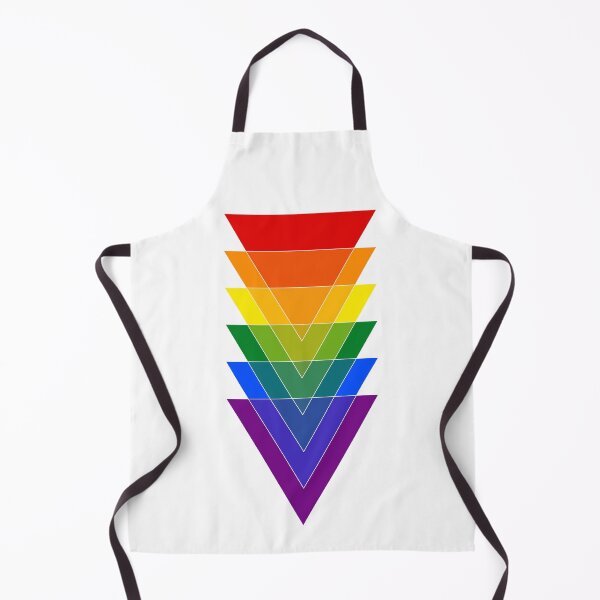 Item preview, Rainbow Overlapping Triangles Pride Flag designed and sold by korynaq.