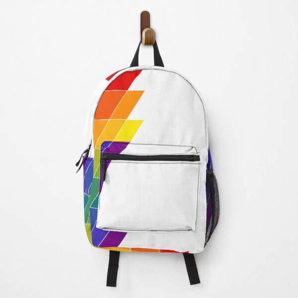 Item preview, Rainbow Overlapping Triangles Pride Flag designed and sold by korynaq.
