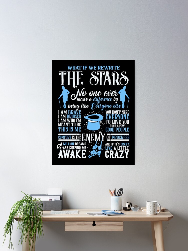 Greatest Showman Inspired Print: Make a Difference Quote Art 