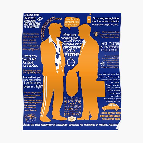 Fight Club : les citations Poster