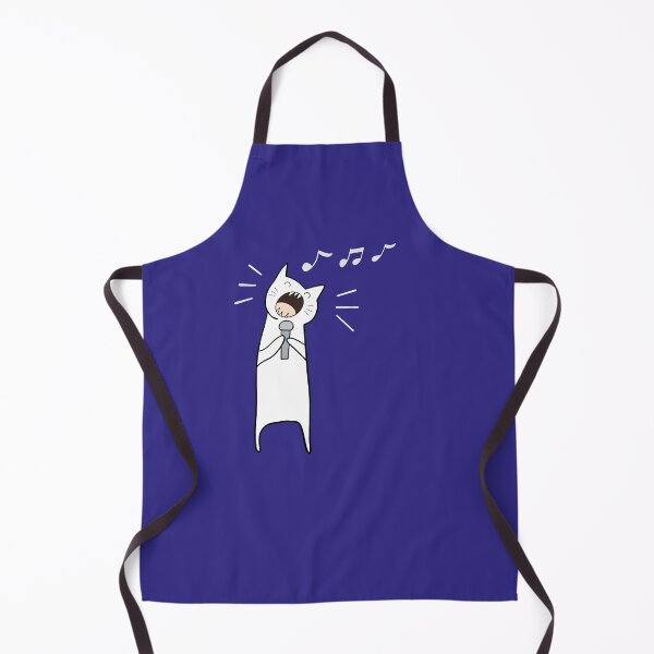 Item preview, Funny Singing Yelling Cat Animal Pet Music Cartoon Illustration designed and sold by wenjunior.