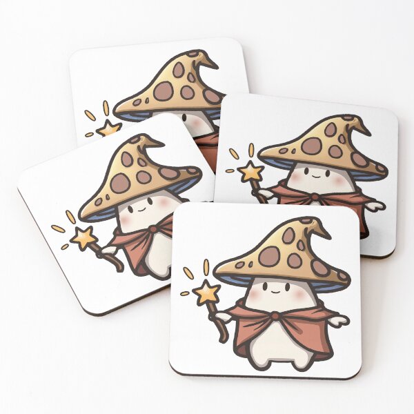 Item preview, Cottagecore Aesthetic Kawaii Cute Mushroom Magician designed and sold by Daytone.